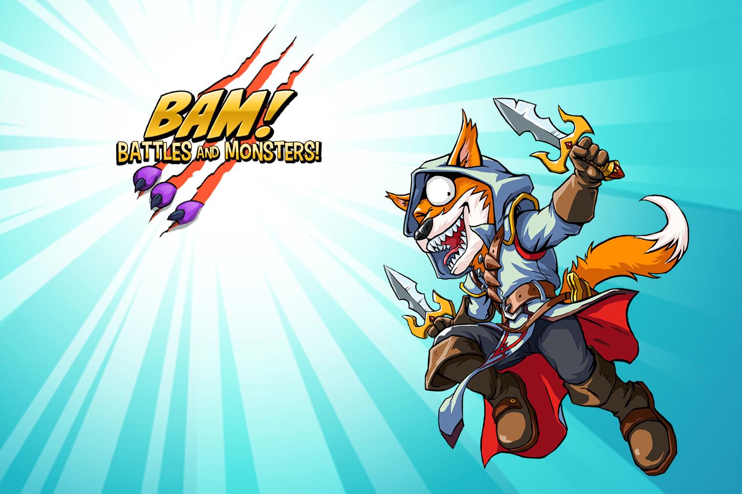 UI for Aeria Game's (Gamigo) mobile game: BAM! Battles and Monsters