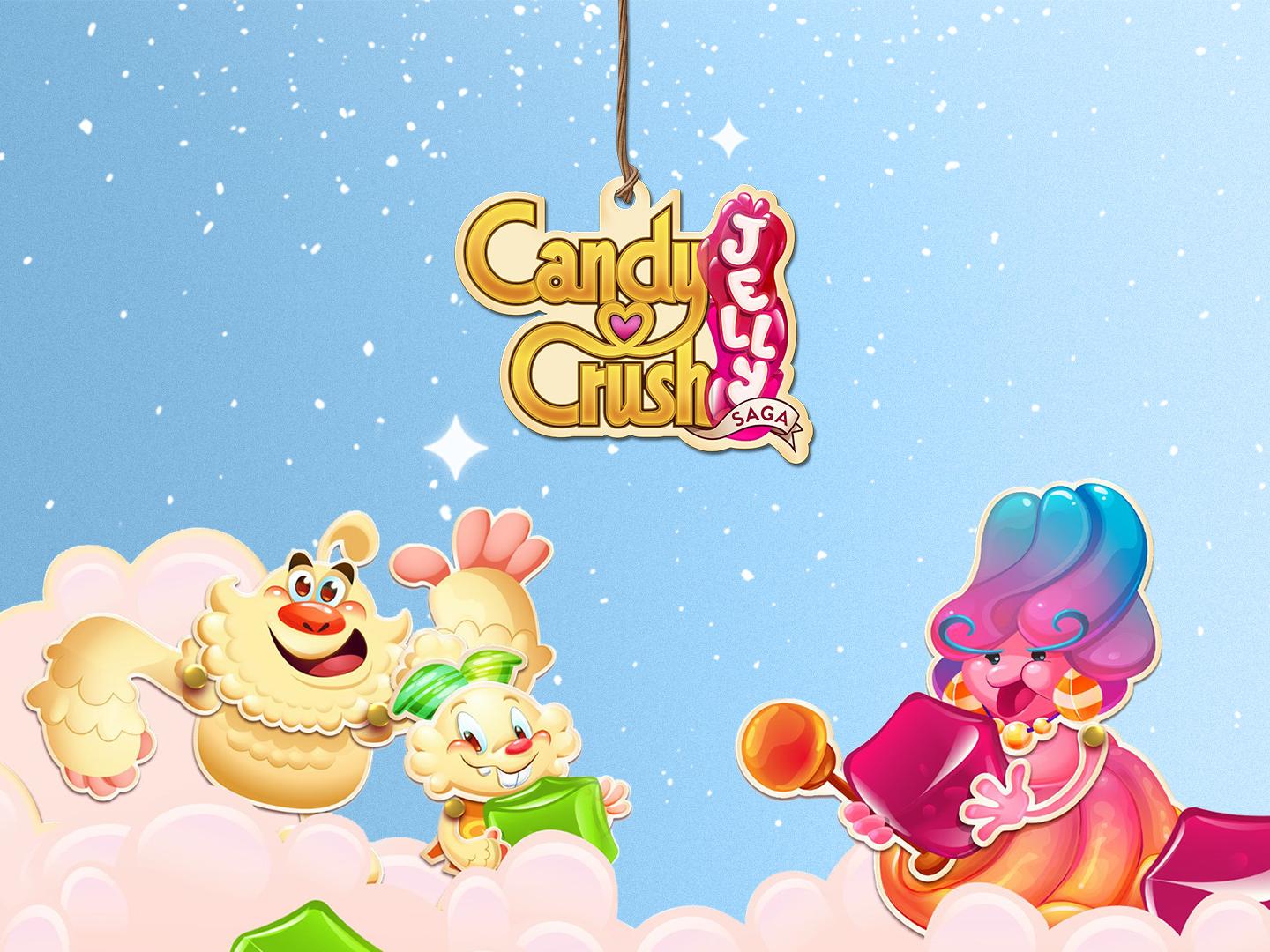 UI for King's mobile game: Candy Crush Jelly Saga