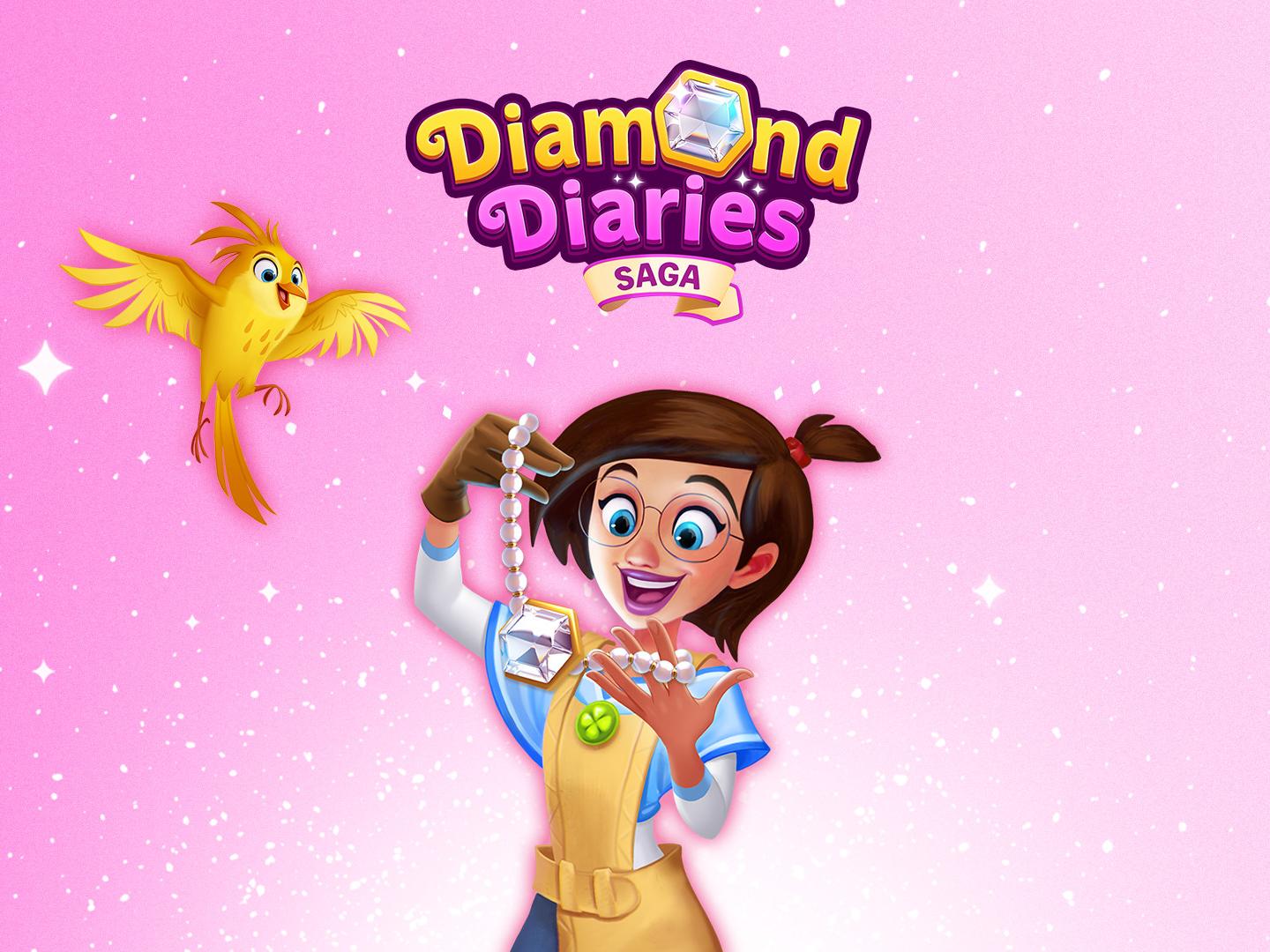 UI For King's mobile game: Diamond Diaries Saga