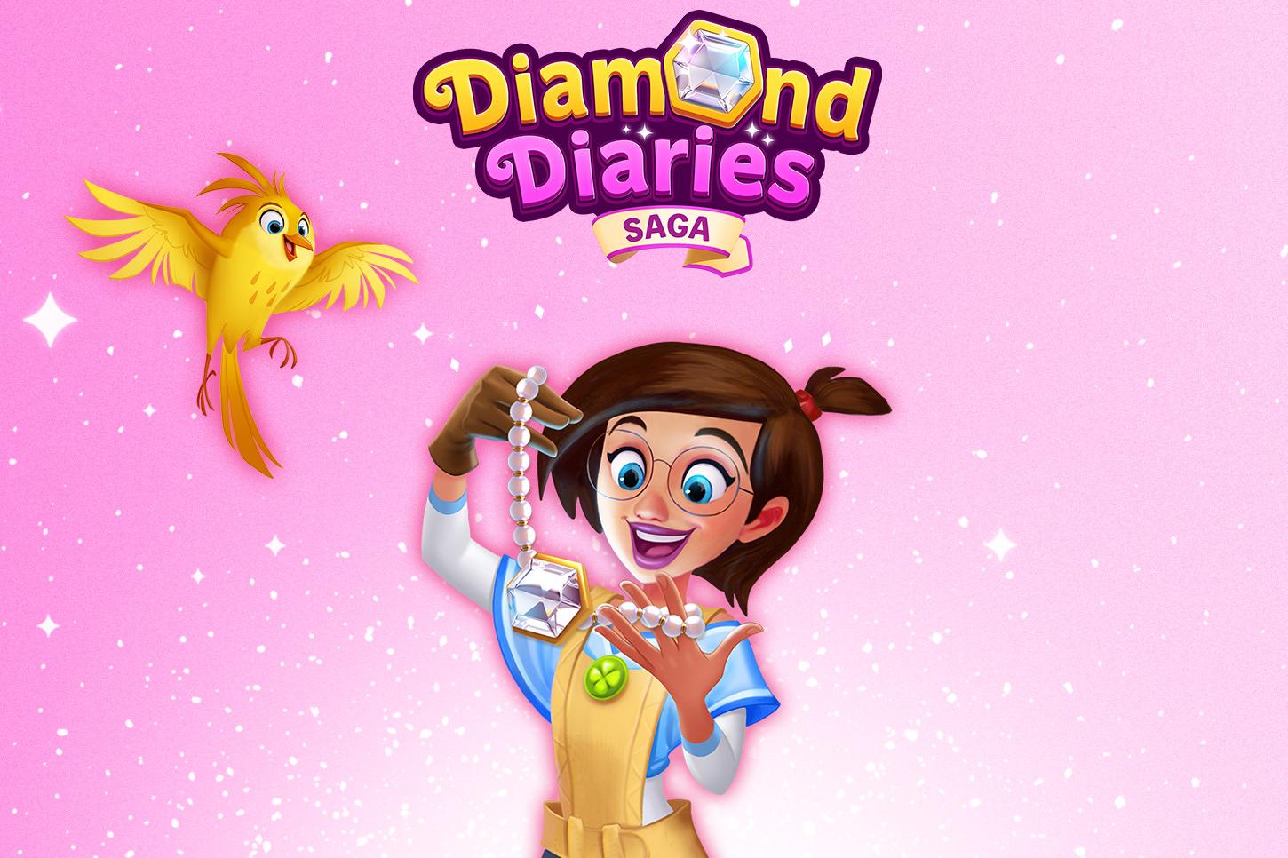 UI For King's mobile game: Diamond Diaries Saga